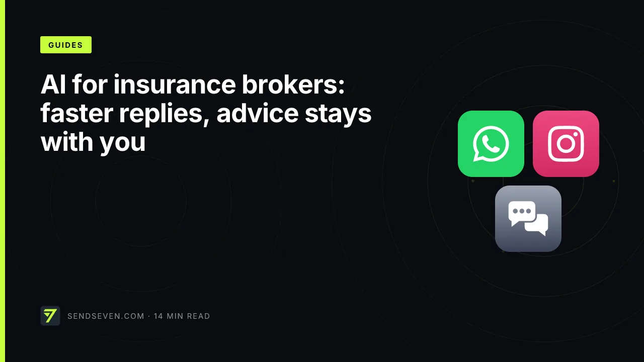 AI for insurance brokers: faster replies, advice stays with you