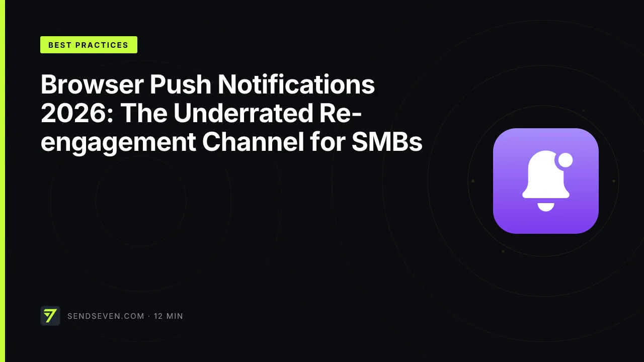 Browser Push Notifications 2026: The Underrated Re-engagement Channel for SMBs
