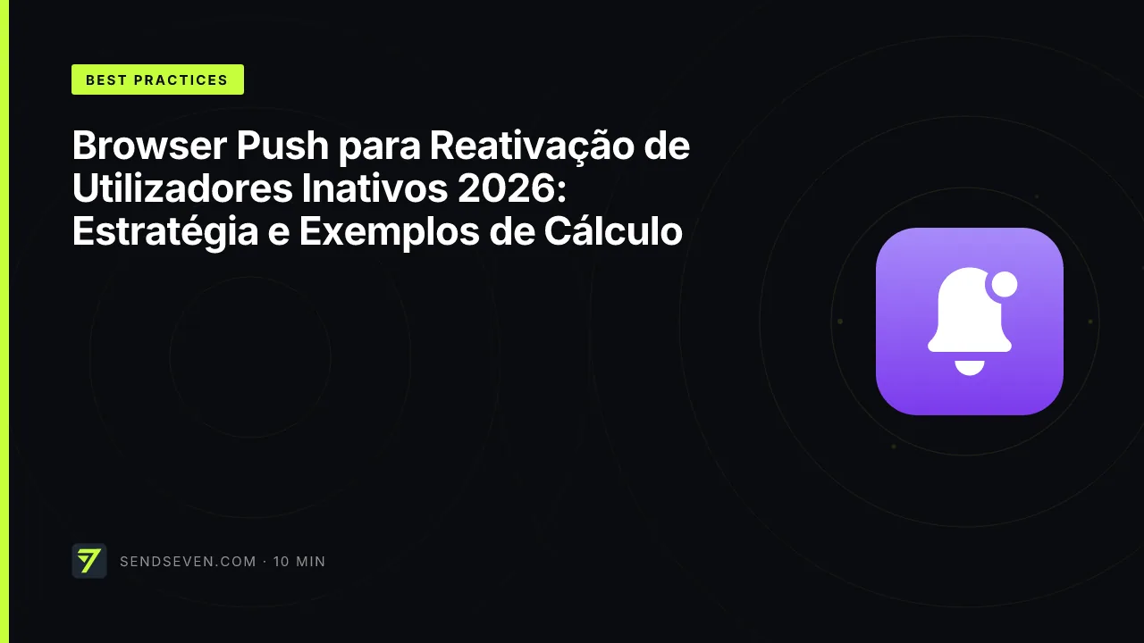 Browser Push para Reativação de Utilizadores Inativos 2026: Estratégia e Exemplos de Cálculo