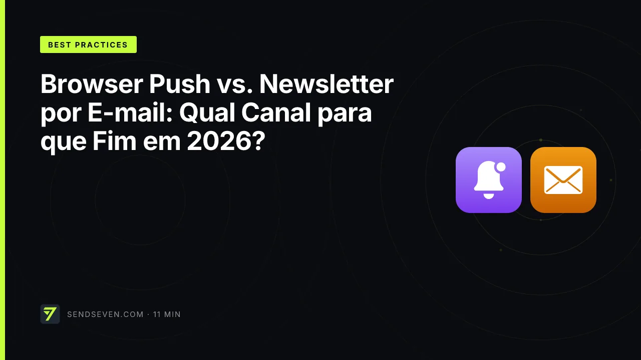 Browser Push vs. Newsletter por E-mail: Qual Canal para que Fim em 2026?
