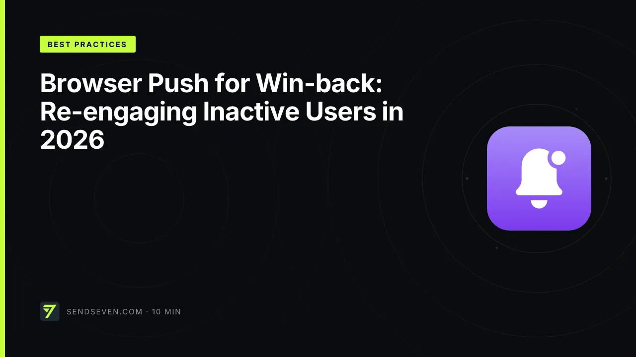 Browser Push for Win-back: Re-engaging Inactive Users in 2026