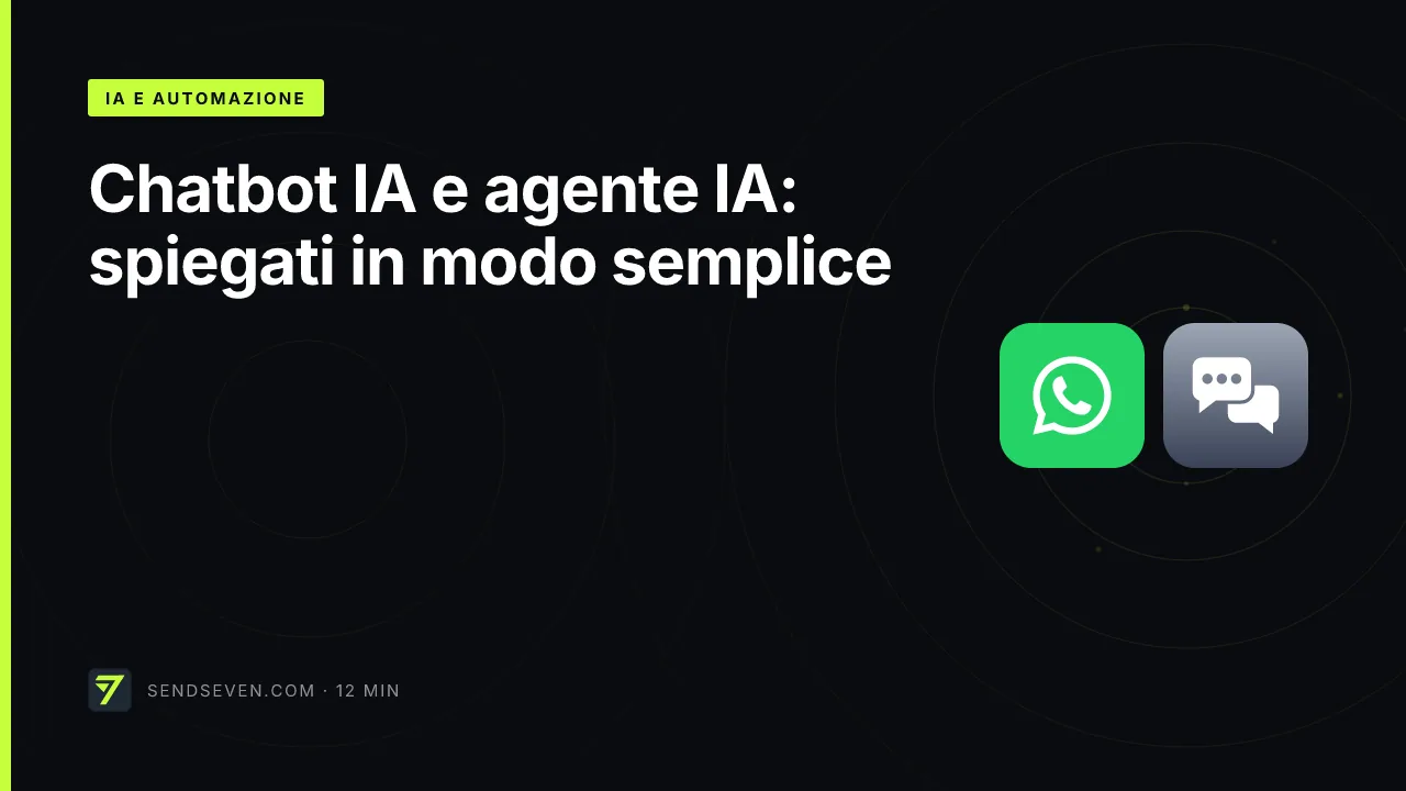 Chatbot IA e agente IA: spiegati in modo semplice
