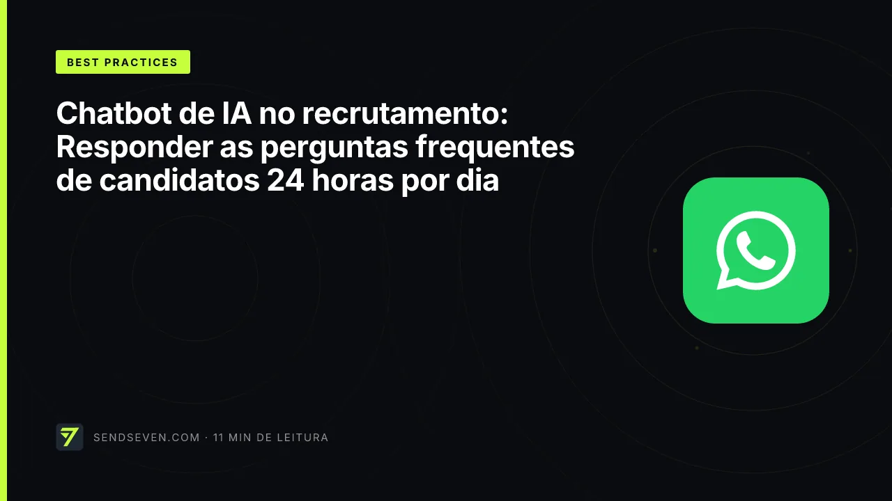 Chatbot de IA no recrutamento: Responder as perguntas frequentes de candidatos 24 horas por dia