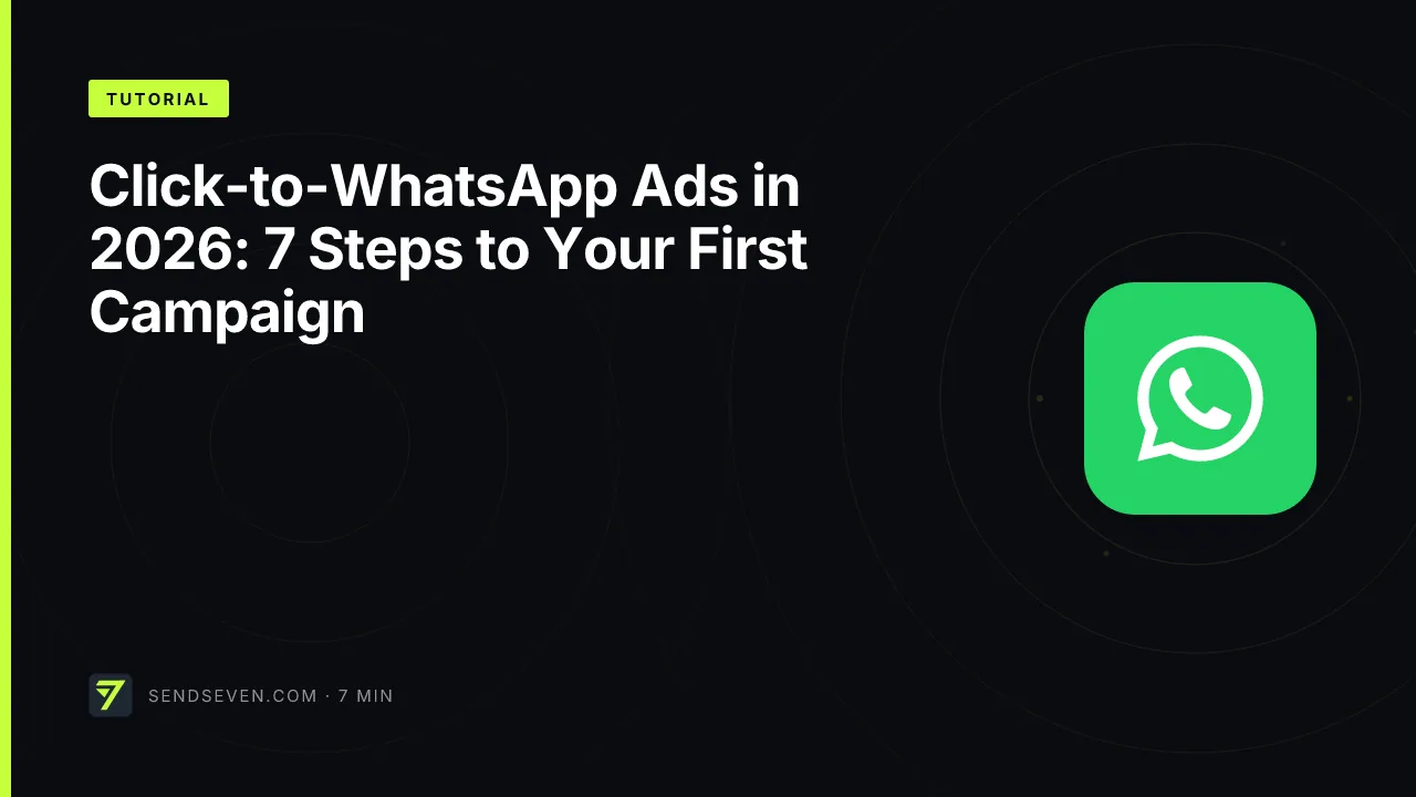 Click-to-WhatsApp Ads in 2026: 7 Steps to Your First Campaign