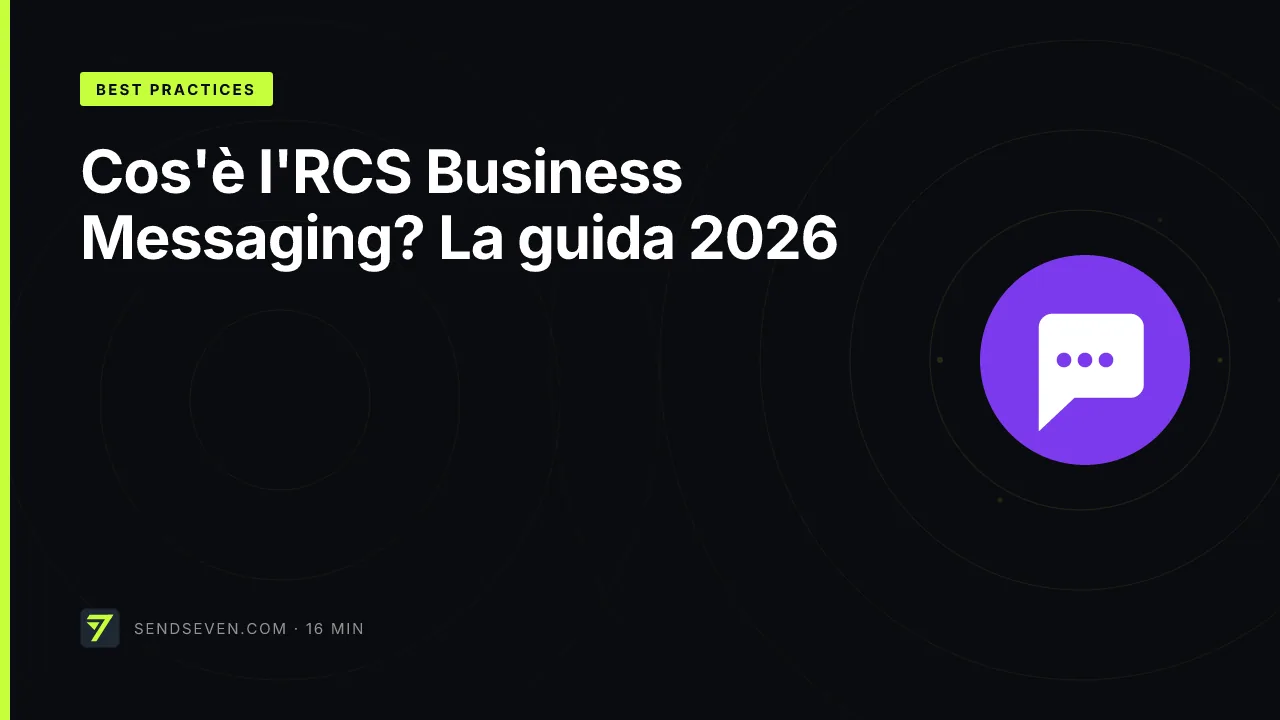 Cos'è l'RCS Business Messaging? La guida 2026