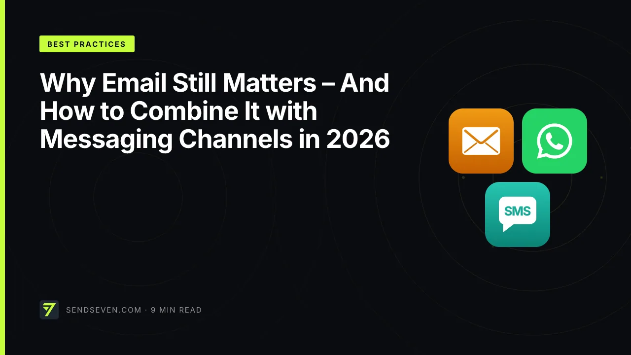 Why Email Still Matters – And How to Combine It with Messaging Channels in 2026