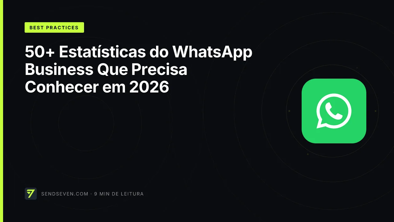 50+ Estatísticas do WhatsApp Business Que Precisa Conhecer em 2026