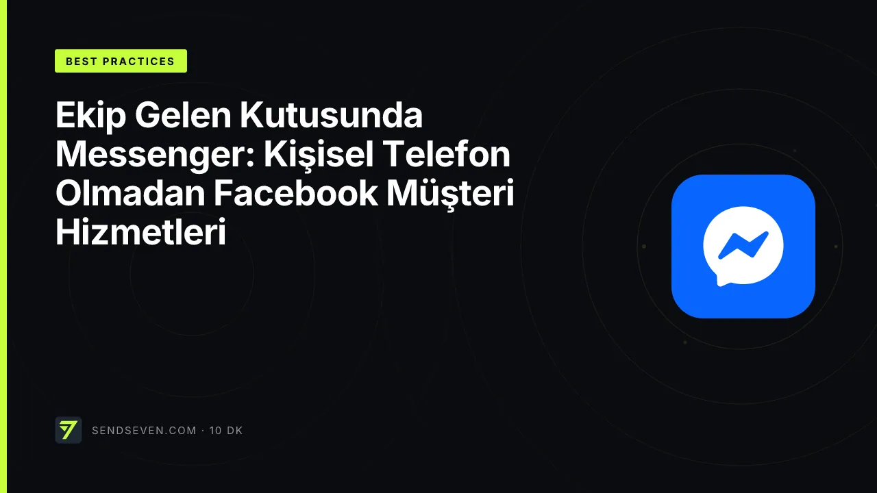 Ekip Gelen Kutusunda Messenger: Kişisel Telefon Olmadan Facebook Müşteri Hizmetleri