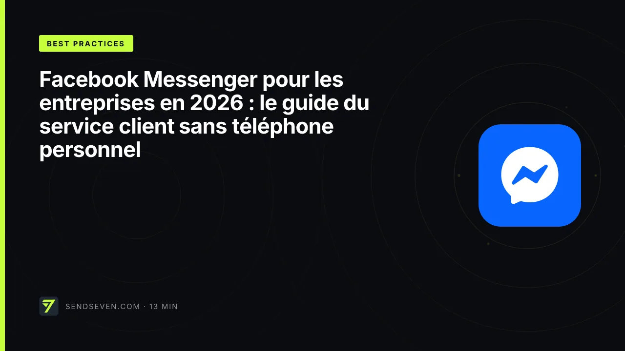 Facebook Messenger pour les entreprises en 2026 : le guide du service client sans téléphone personnel