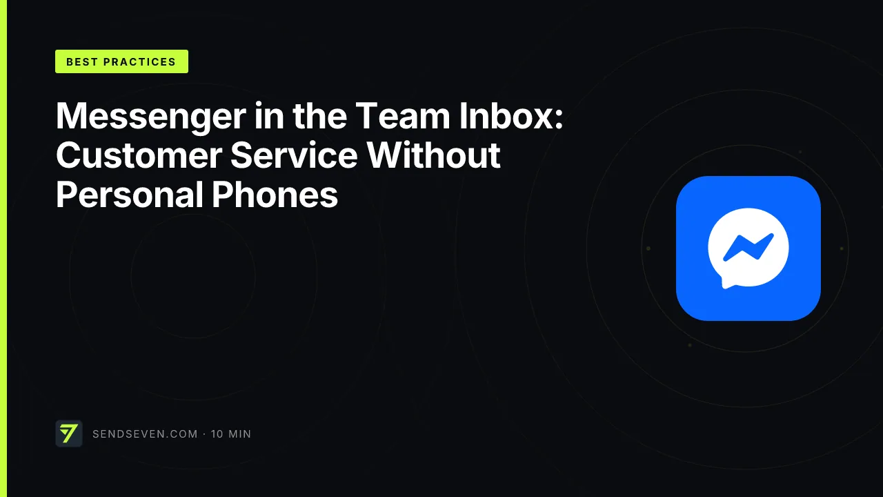 Messenger in the Team Inbox: Customer Service Without Personal Phones