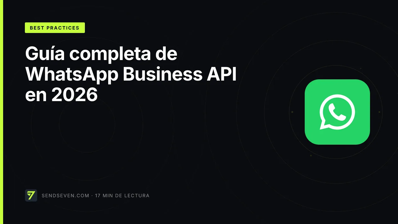 Guía completa de WhatsApp Business API en 2026