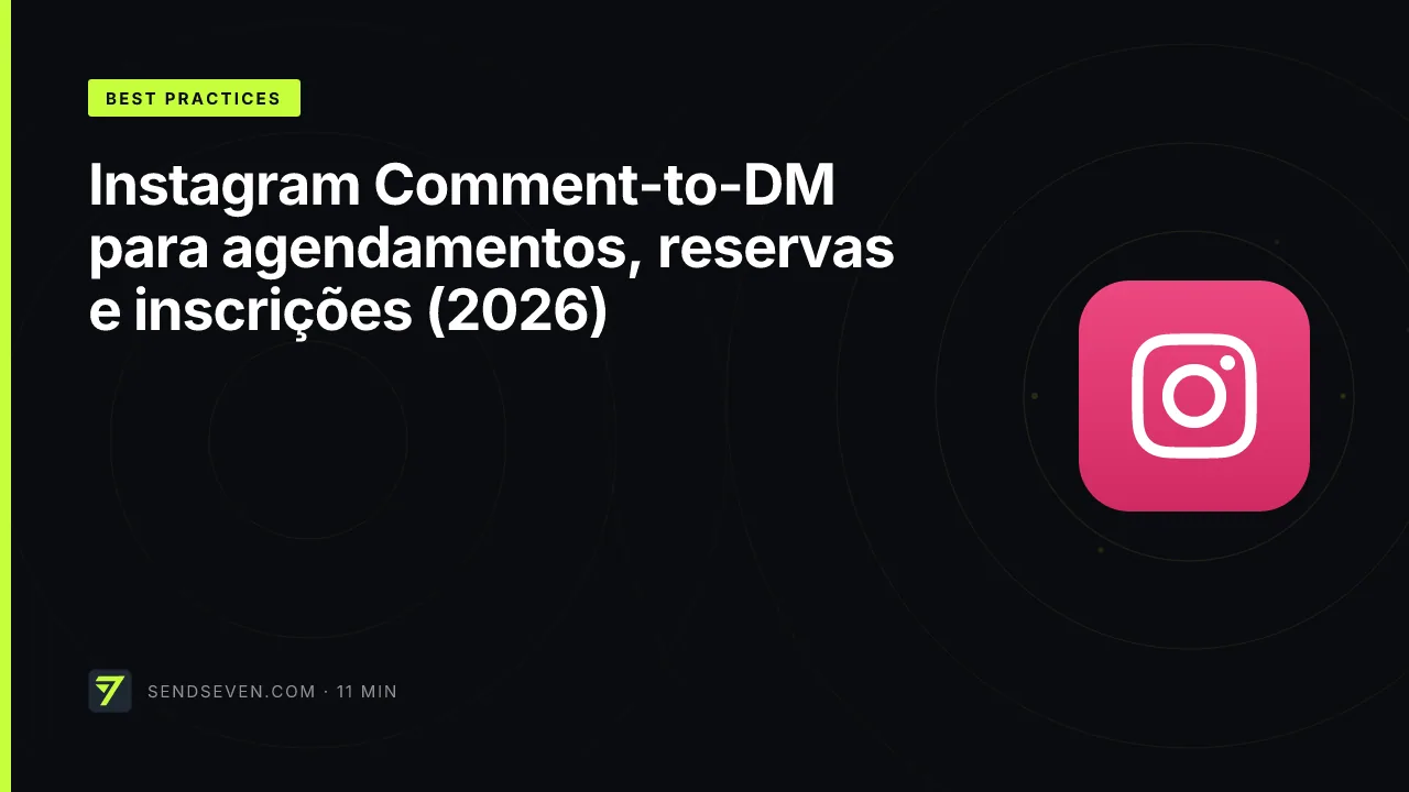 Instagram Comment-to-DM para agendamentos, reservas e inscrições (2026)