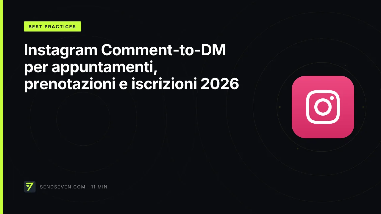Instagram Comment-to-DM per appuntamenti, prenotazioni e iscrizioni 2026