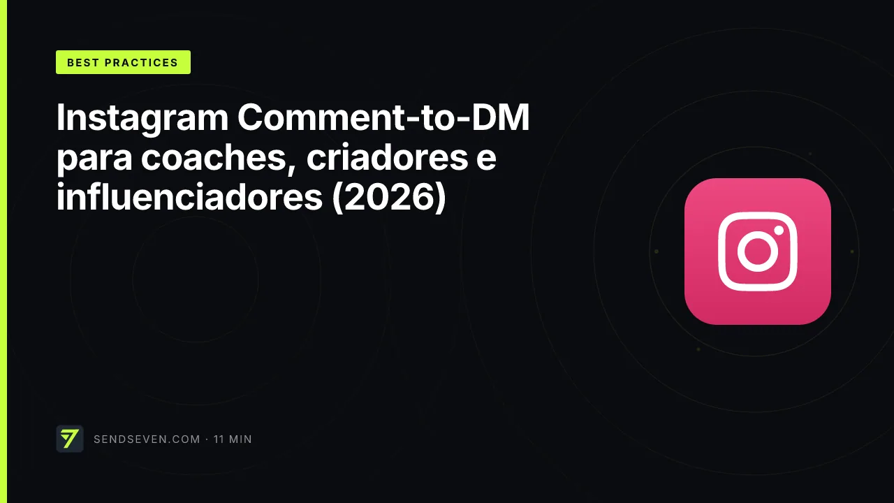 Instagram Comment-to-DM para coaches, criadores e influenciadores (2026)