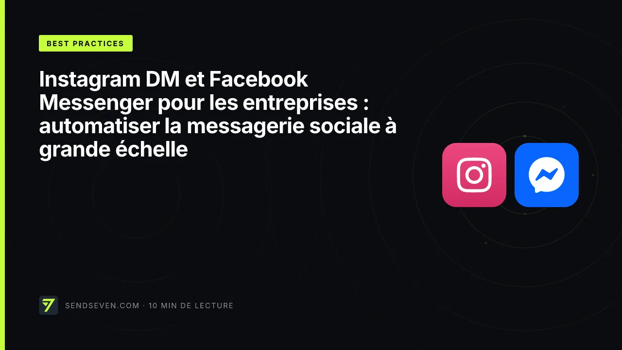 Instagram DM et Facebook Messenger pour les entreprises : automatiser la messagerie sociale à grande échelle