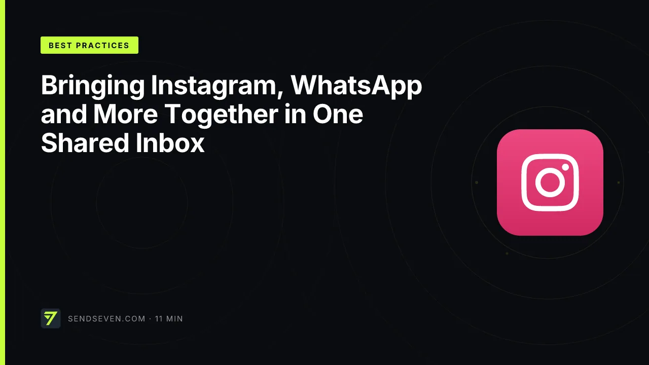 Bringing Instagram, WhatsApp and More Together in One Shared Inbox