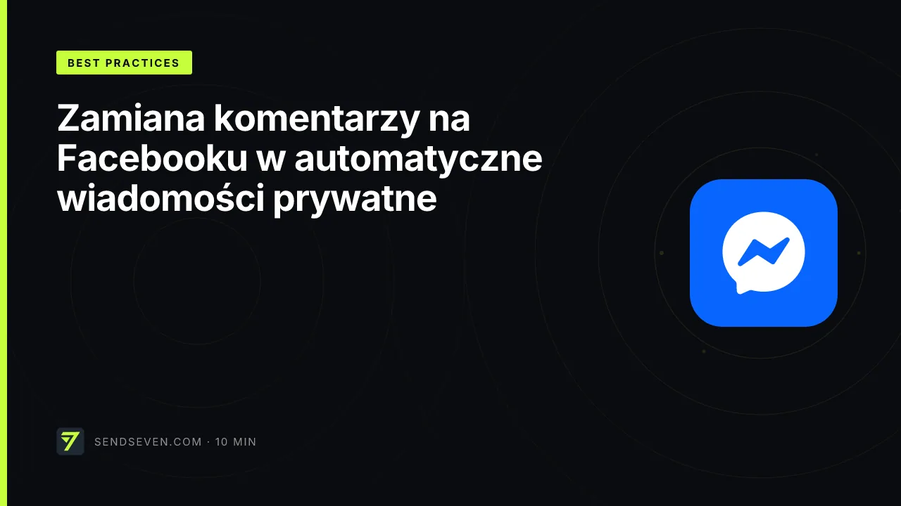 Zamiana komentarzy na Facebooku w automatyczne wiadomości prywatne