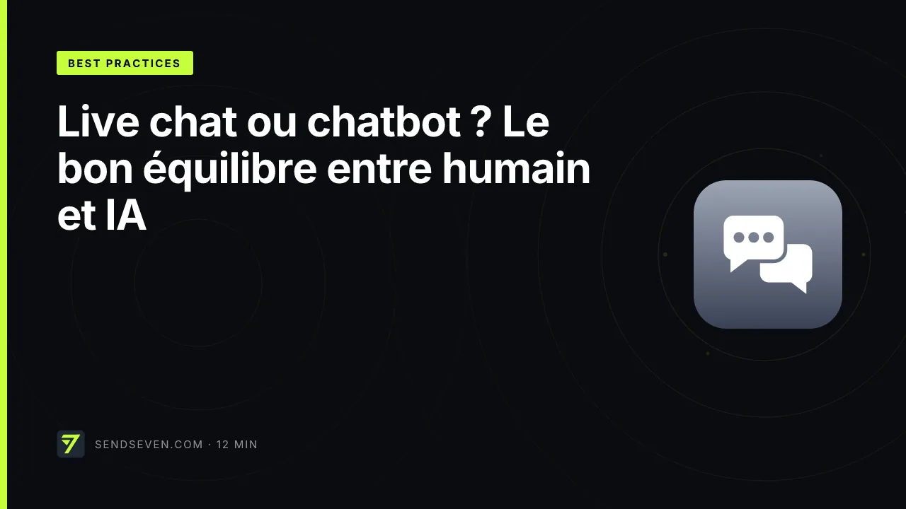 Live chat ou chatbot ? Le bon équilibre entre humain et IA