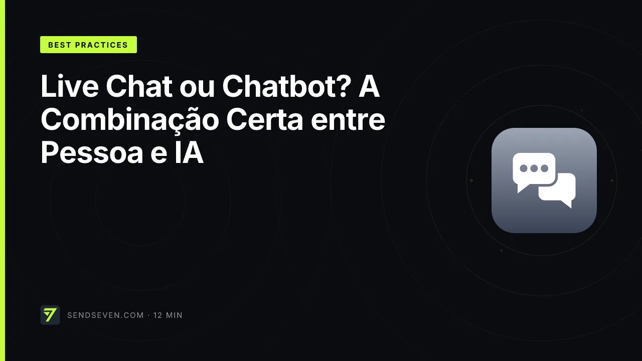 Live Chat ou Chatbot? A Combinação Certa entre Pessoa e IA