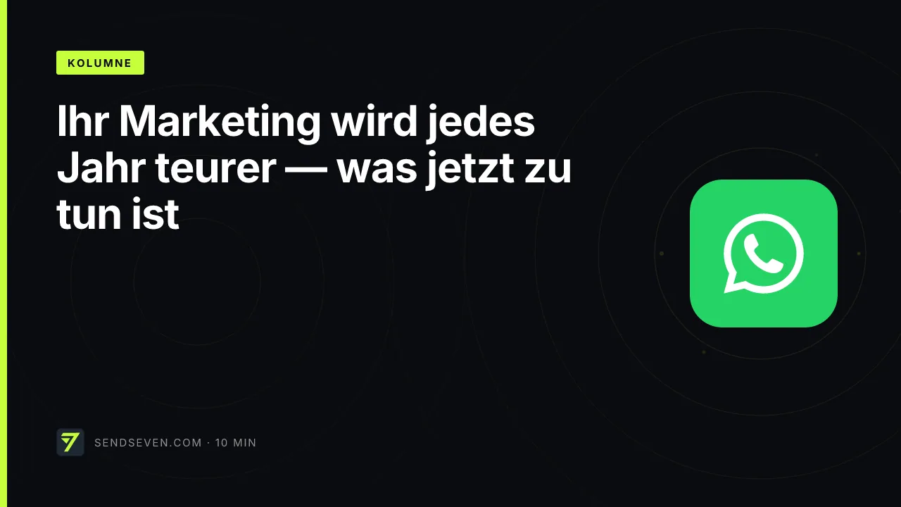 Ihr Marketing wird jedes Jahr teurer — was jetzt zu tun ist