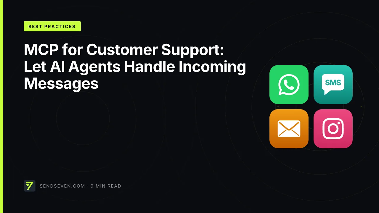 MCP for Customer Support: Let AI Agents Handle Incoming Messages