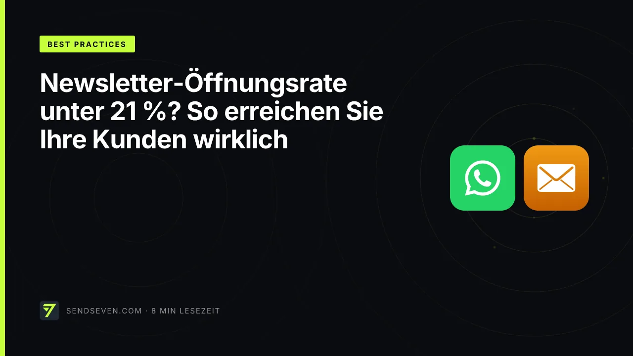 Newsletter-Öffnungsrate unter 21 %? So erreichen Sie Ihre Kunden wirklich