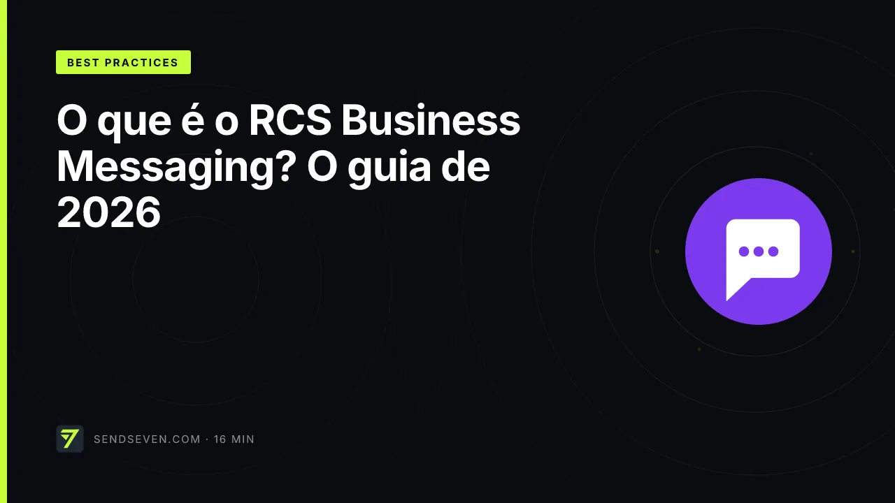 O que é o RCS Business Messaging? O guia de 2026