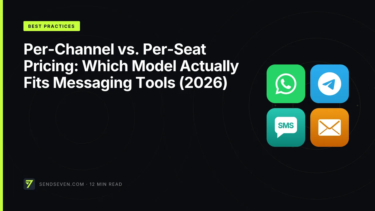 Per-Channel vs. Per-Seat Pricing: Which Model Actually Fits Messaging Tools (2026)