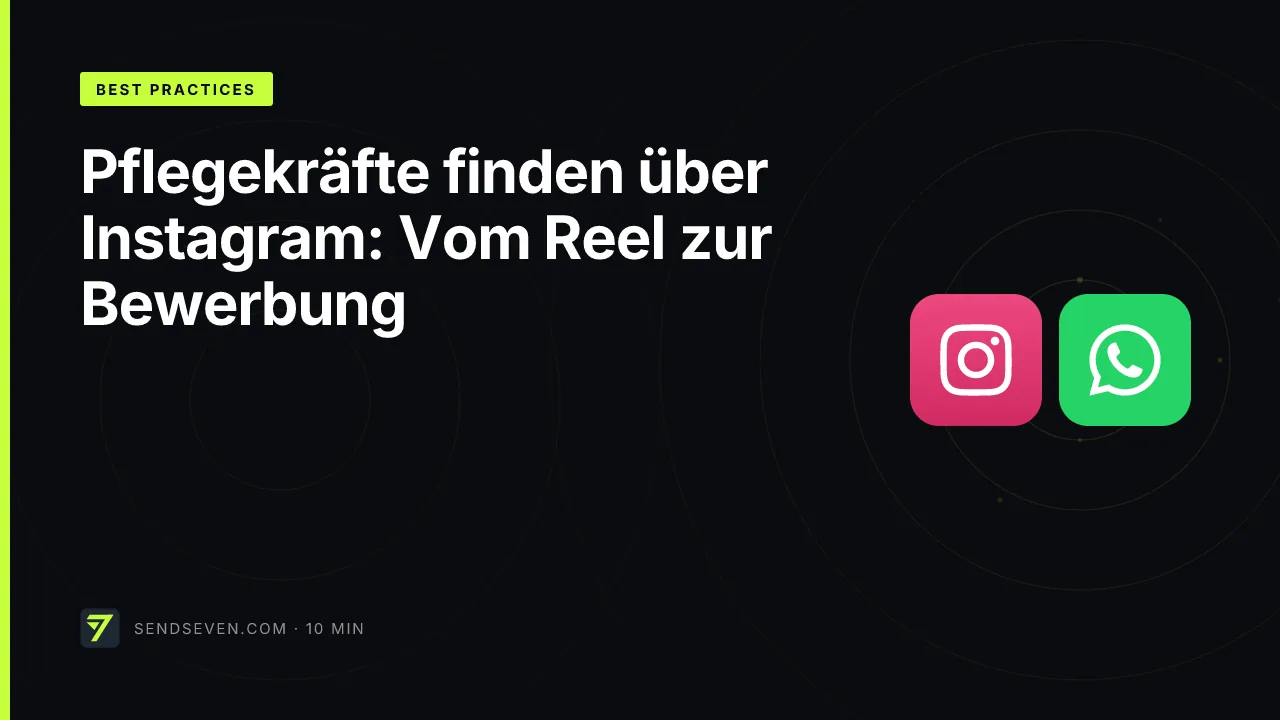 Pflegekräfte finden über Instagram: Vom Reel zur Bewerbung