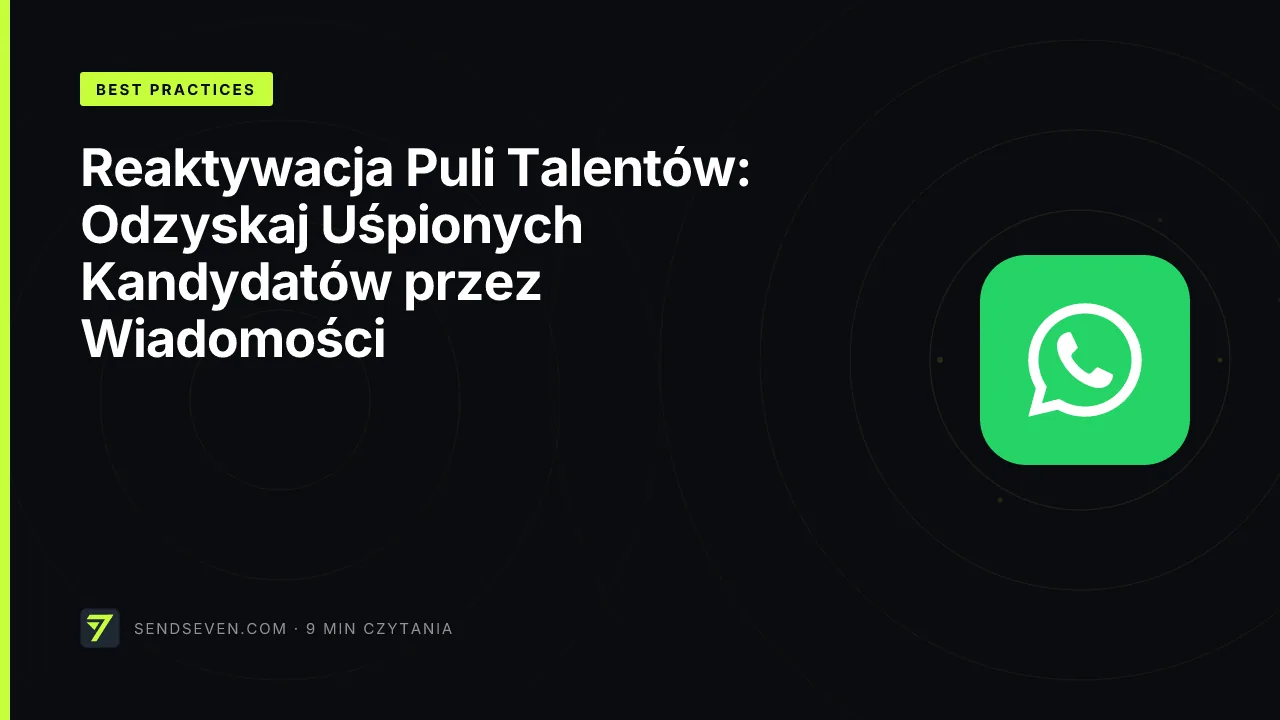 Reaktywacja Puli Talentów: Odzyskaj Uśpionych Kandydatów przez Wiadomości