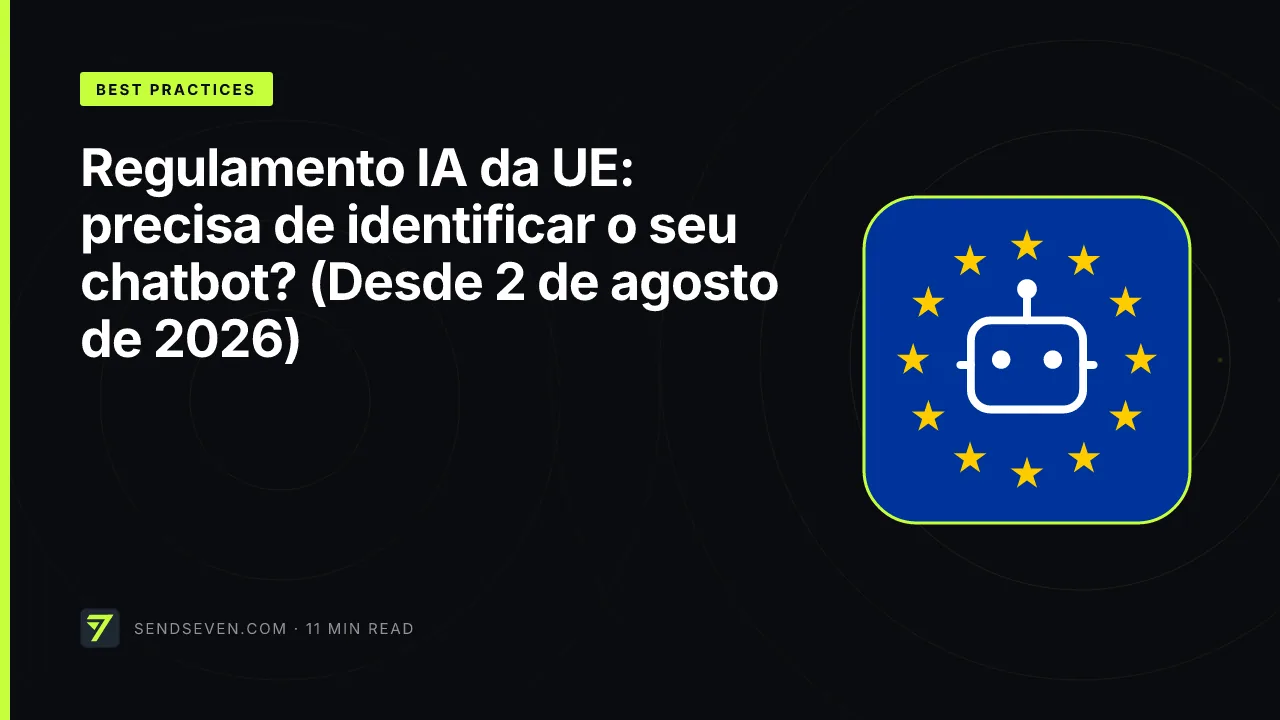 Regulamento IA da UE: precisa de identificar o seu chatbot? (Desde 2 de agosto de 2026)