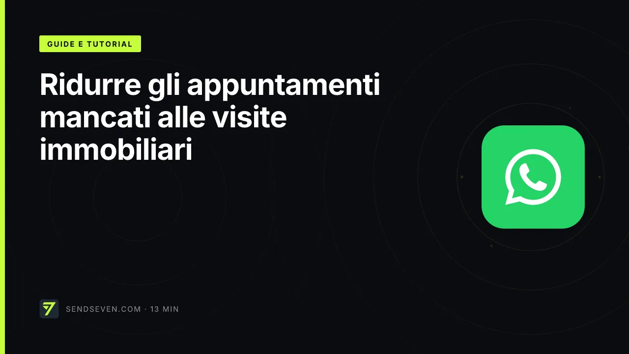 Ridurre gli appuntamenti mancati alle visite immobiliari