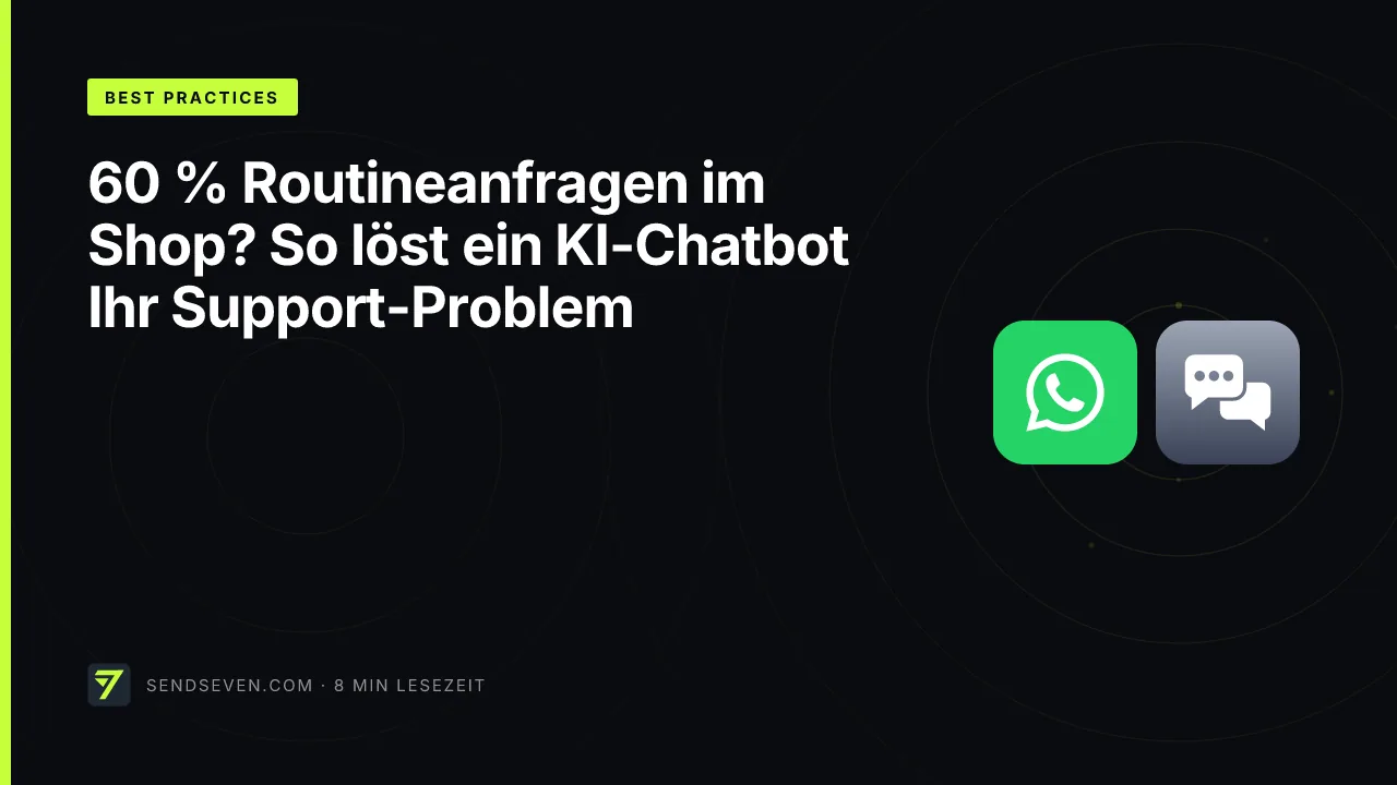 60&nbsp;% Routineanfragen im Shop? So löst ein KI-Chatbot Ihr Support-Problem