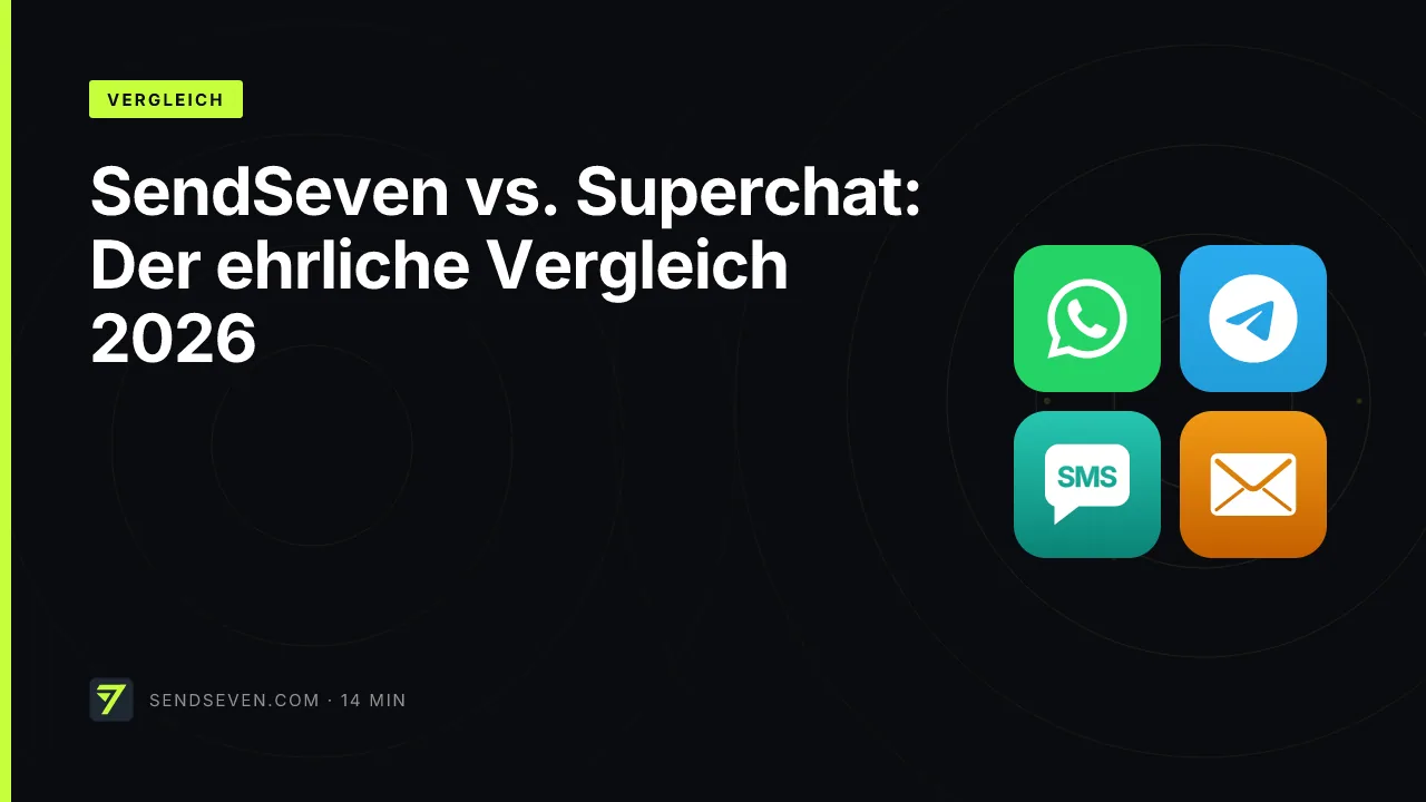 SendSeven vs. Superchat: Der ehrliche Vergleich 2026