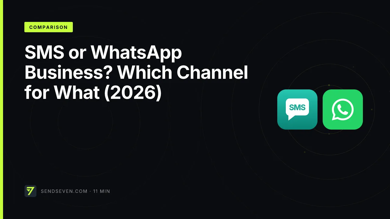 SMS or WhatsApp Business? Which Channel for What (2026)