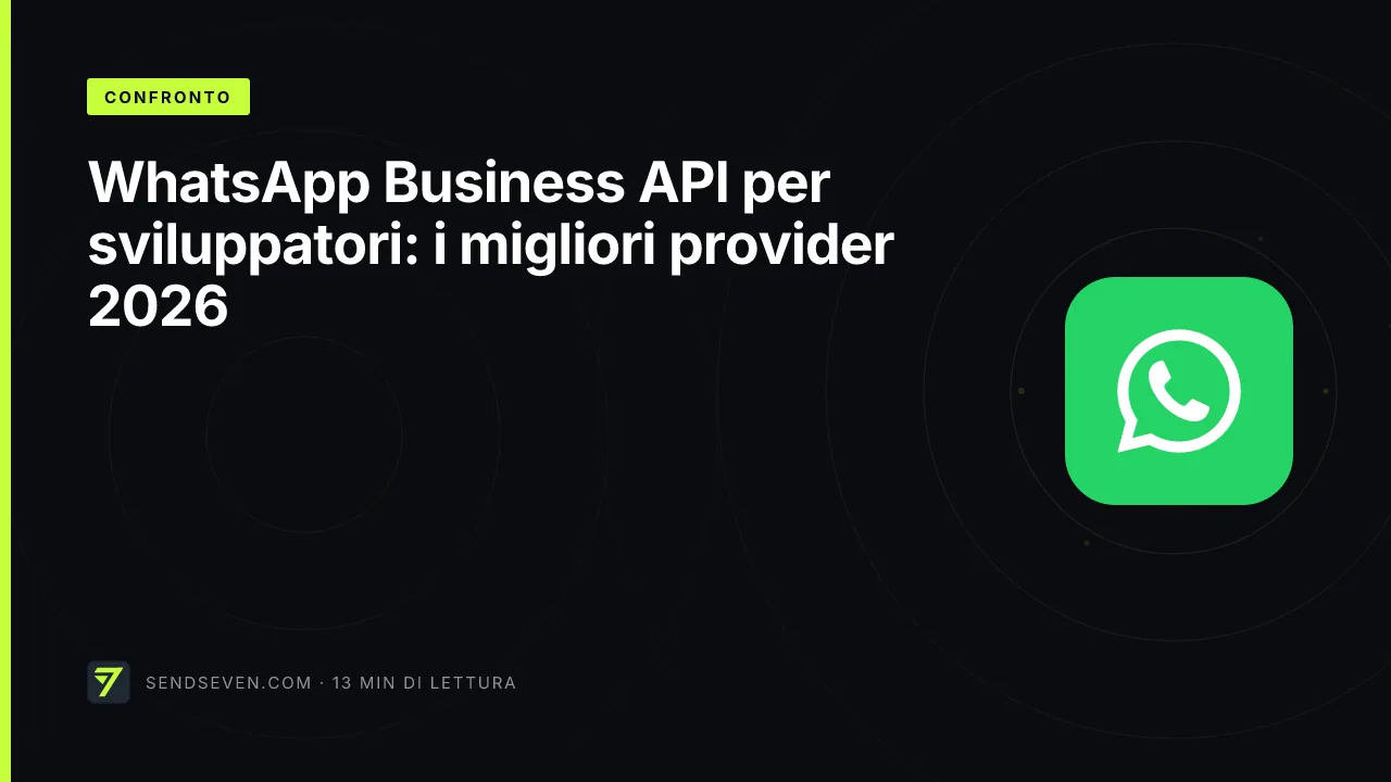 WhatsApp Business API per sviluppatori: i migliori provider 2026