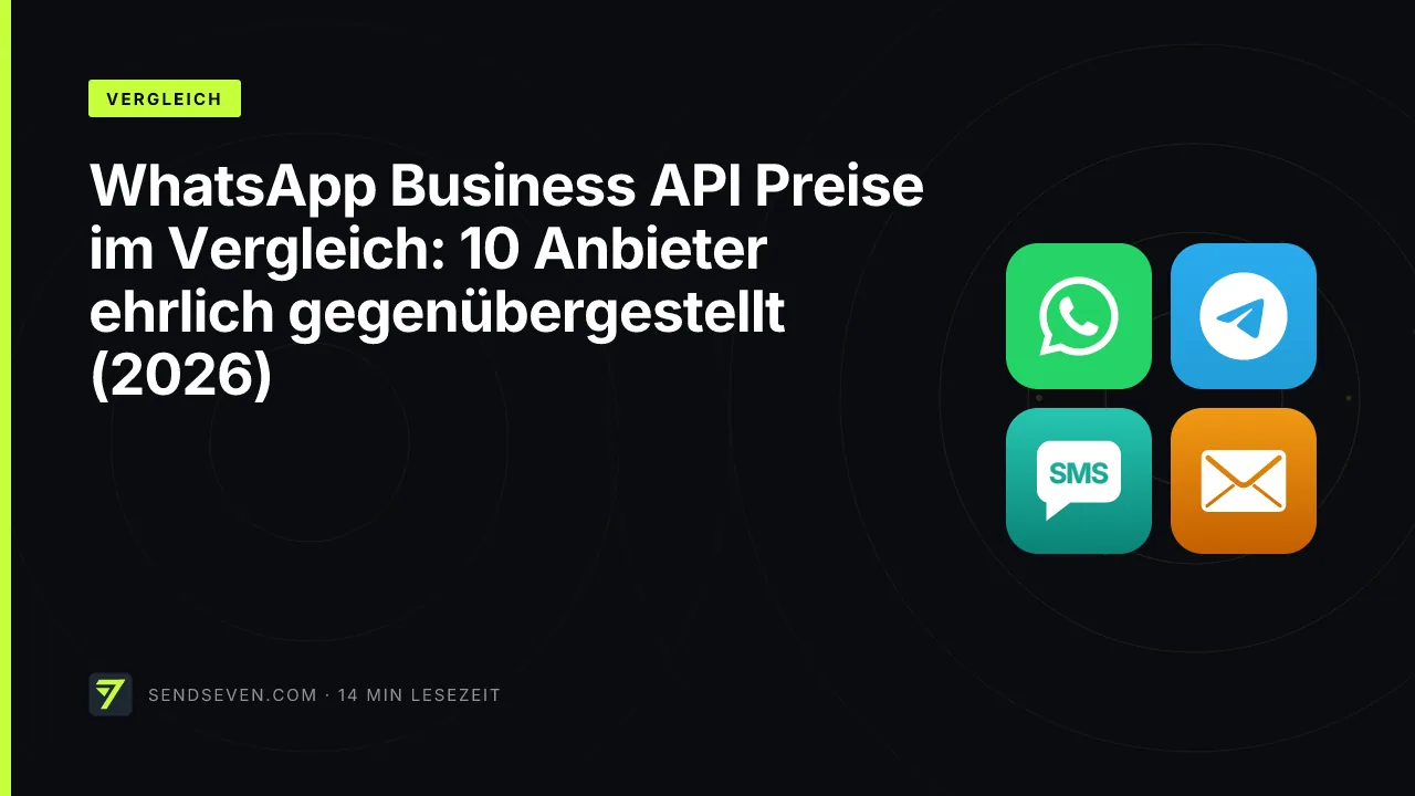 WhatsApp Business API Preise im Vergleich: 10 Anbieter ehrlich gegenübergestellt (2026)