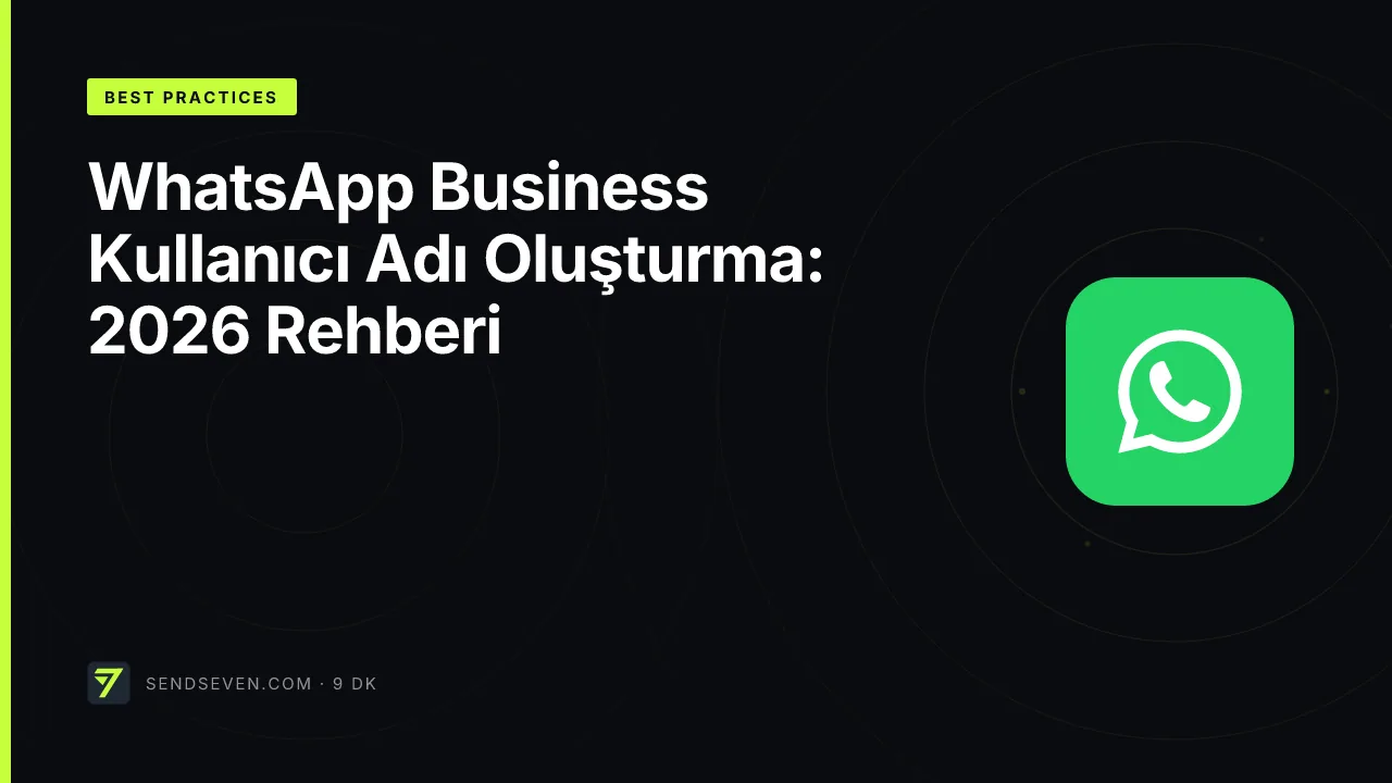 WhatsApp Business Kullanıcı Adı Oluşturma: 2026 Rehberi