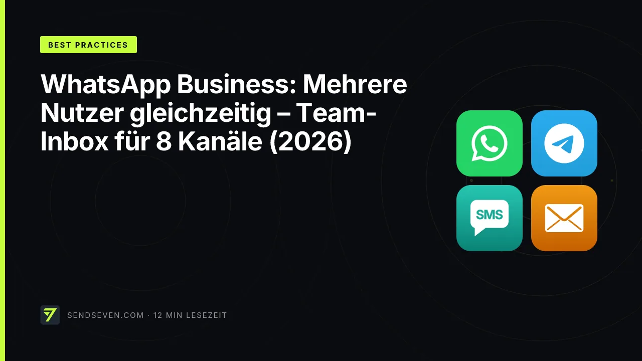 WhatsApp Business: Mehrere Nutzer gleichzeitig – Team-Inbox für 8 Kanäle (2026)