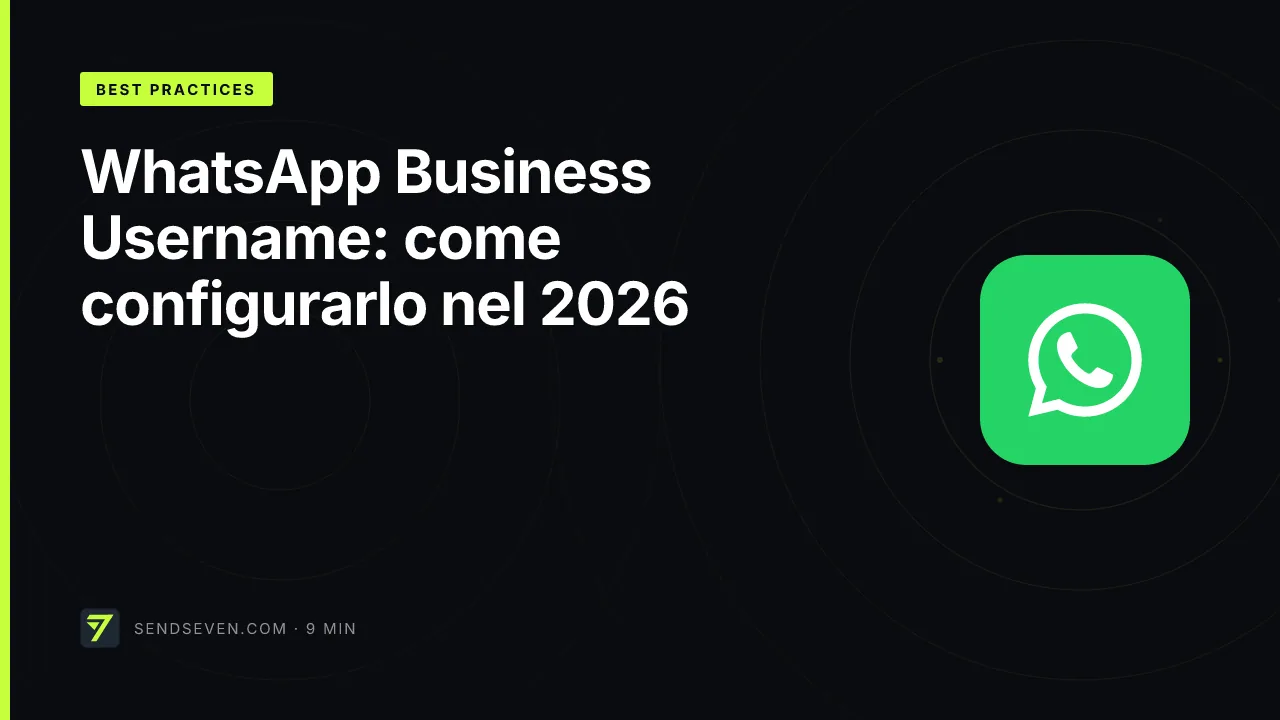 WhatsApp Business Username: come configurarlo nel 2026