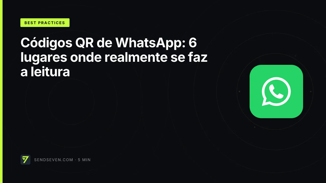 Códigos QR de WhatsApp: 6 lugares onde realmente se faz a leitura