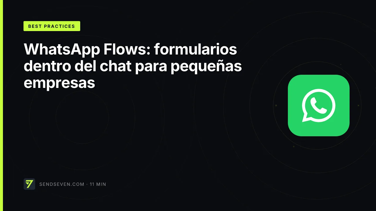 WhatsApp Flows: formularios dentro del chat para pequeñas empresas