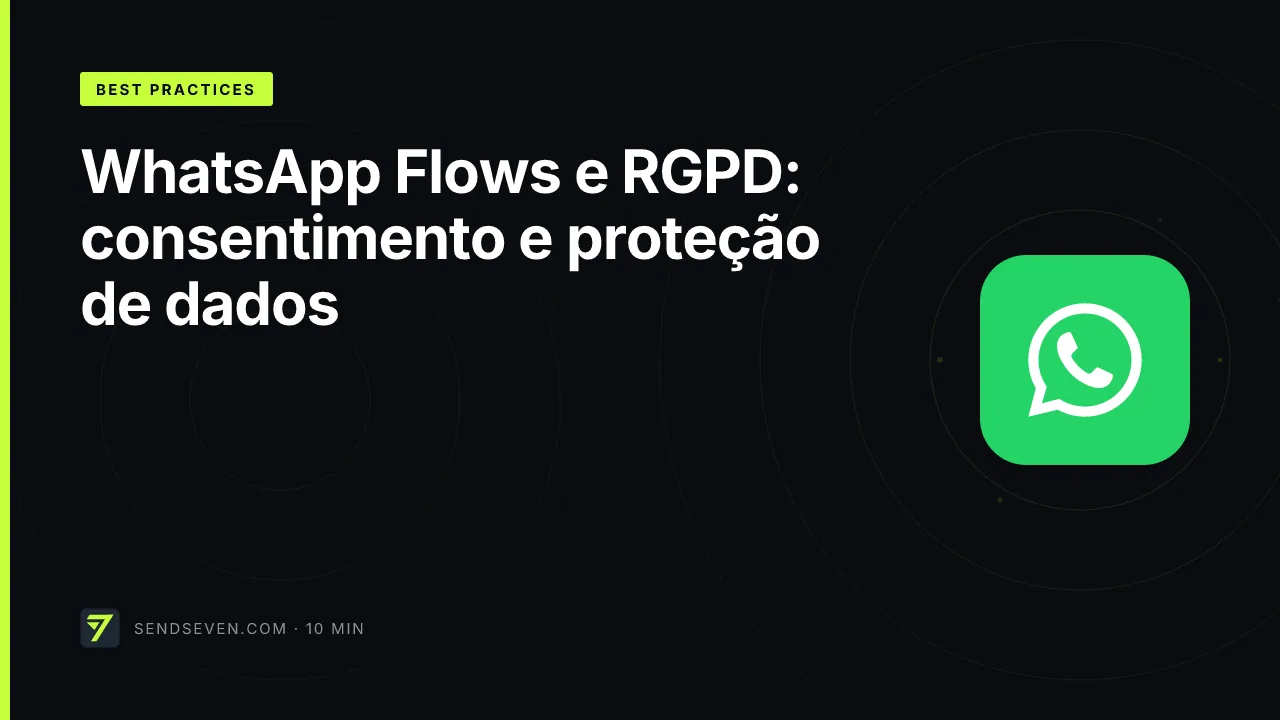 WhatsApp Flows e RGPD: consentimento e proteção de dados