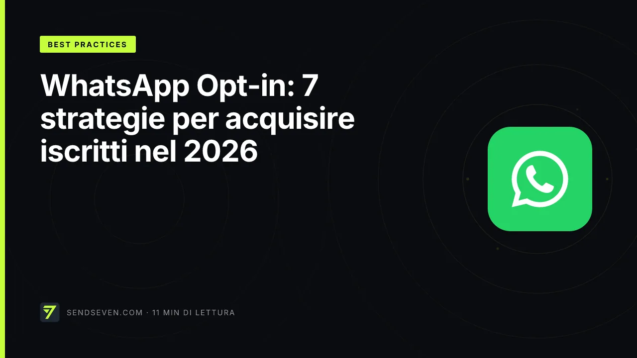 WhatsApp Opt-in: 7 strategie per acquisire iscritti nel 2026