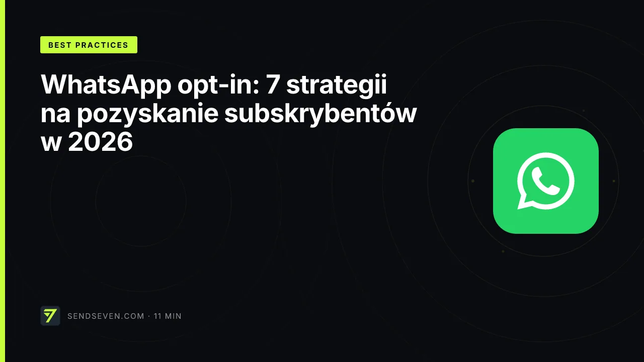 WhatsApp opt-in: 7 strategii na pozyskanie subskrybentów w 2026