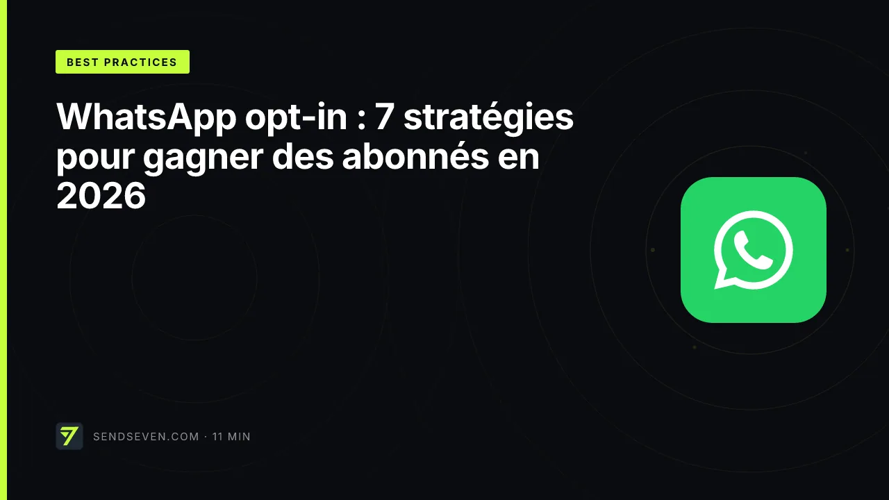WhatsApp opt-in : 7 stratégies pour gagner des abonnés en 2026